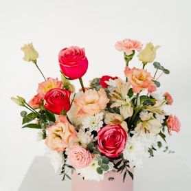 Розовый Бруклин от интернет-магазина «Flowers Studio» в Чебоксарах