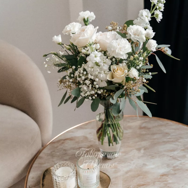 Цветочная подписка &laquo;Нежность&raquo; 3