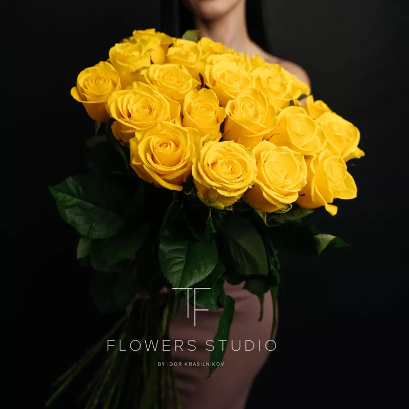 25 желтых роз 1