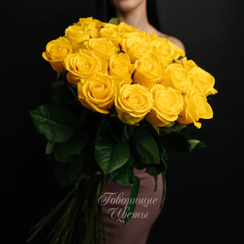 25 желтых роз 1
