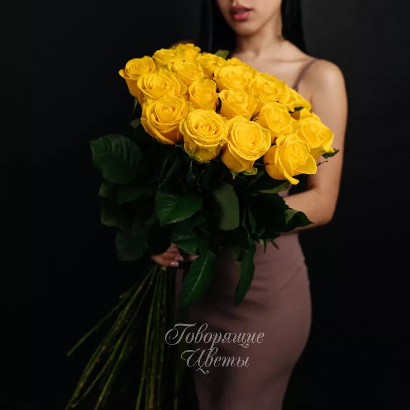 25 желтых роз 2