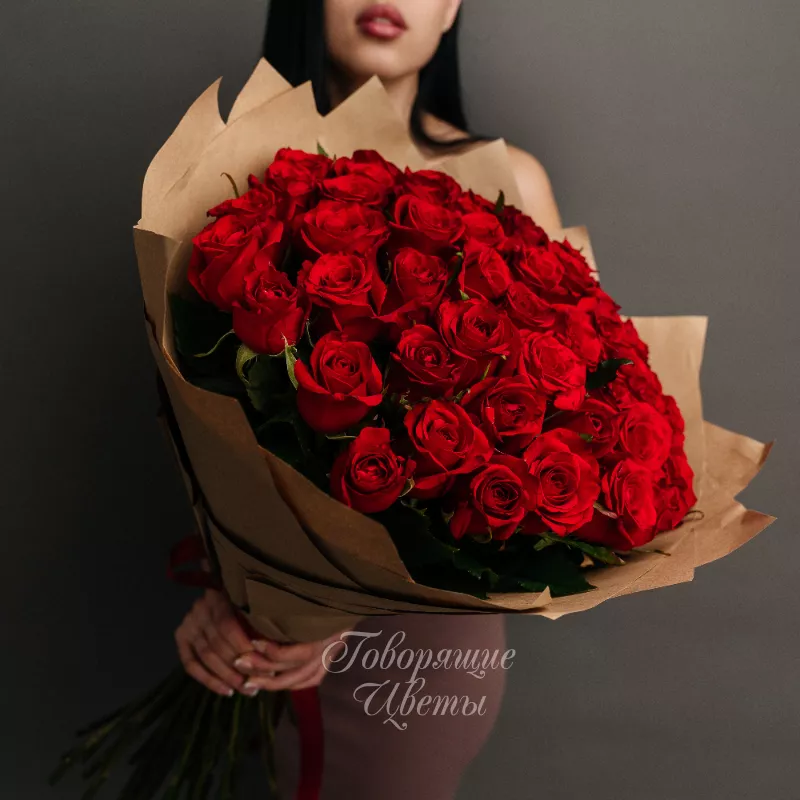 51 роза красная 2
