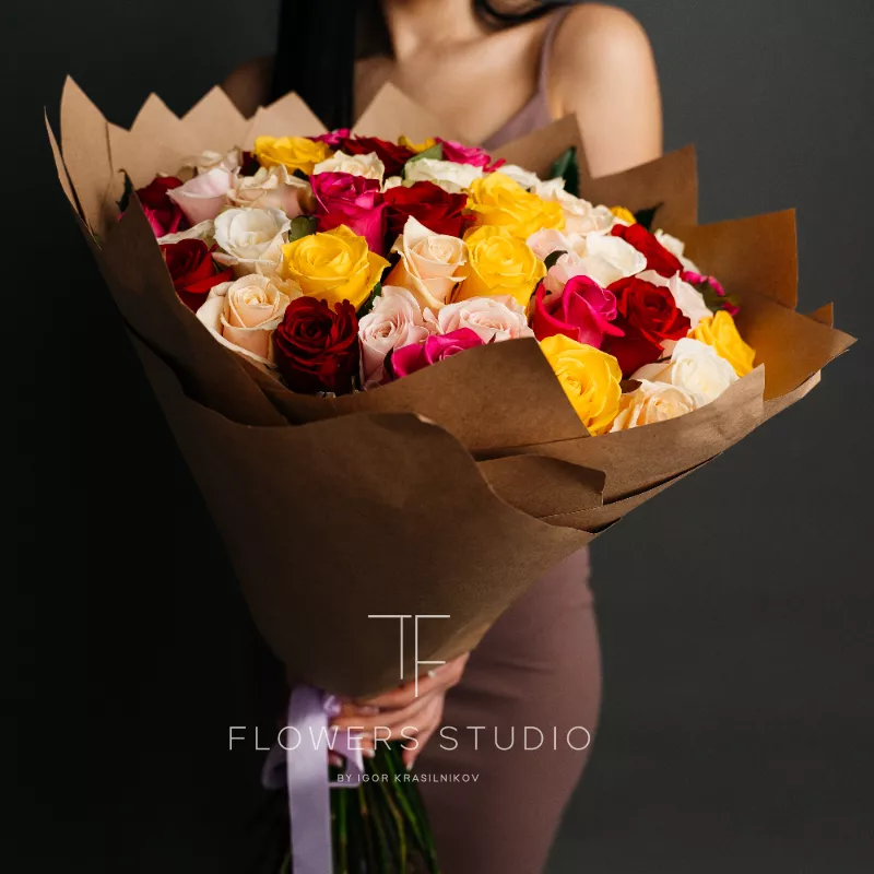 51 роза микс 2