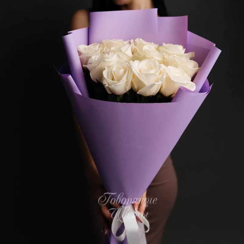 11 белых роз 2