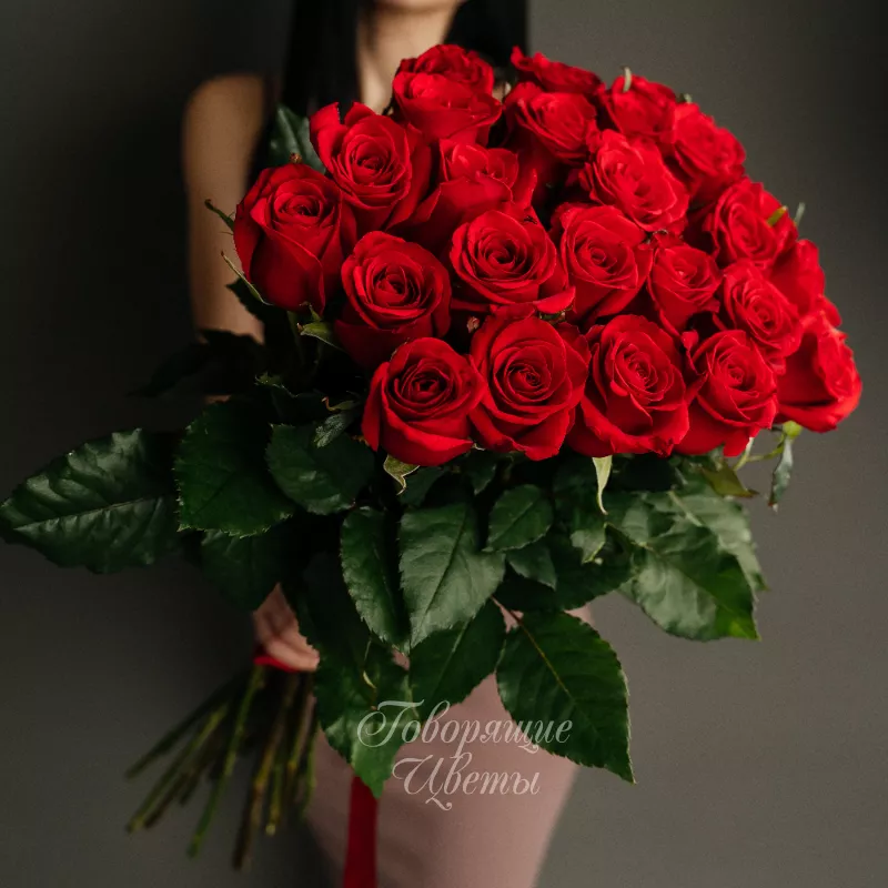 25 роз красных 2