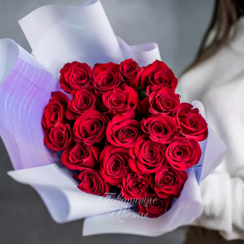 21 красная роза (премиум сорт) 1