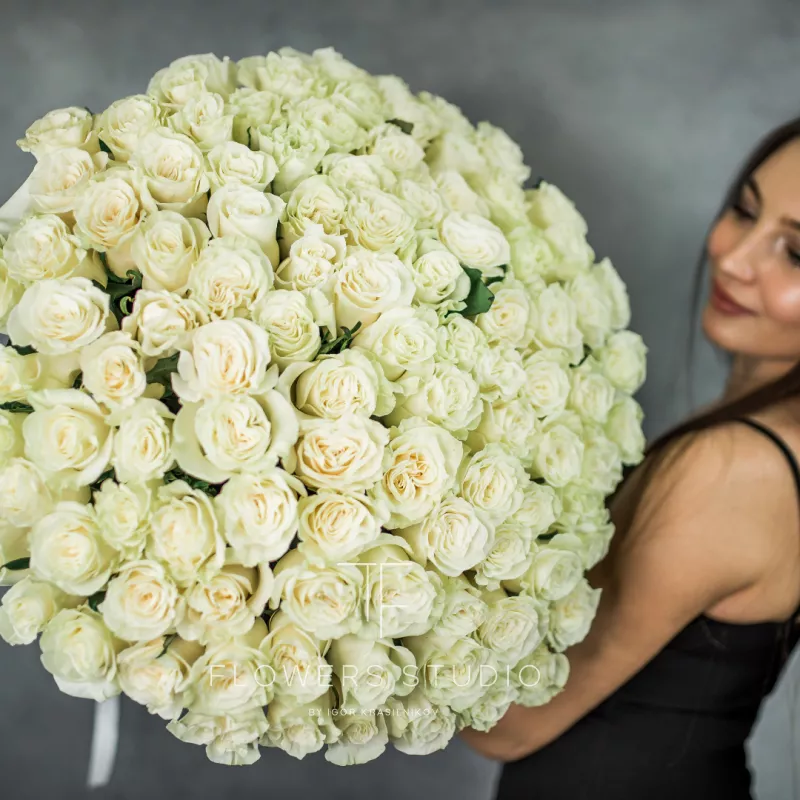 101 белая роза (Премиум сорт)