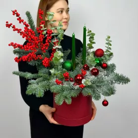 Композиция №051218 от интернет-магазина «Flowers Studio»