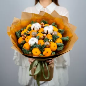 Мандариновое чудо от интернет-магазина «Flowers Studio»