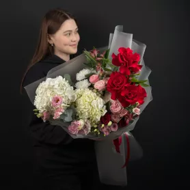 Букет №110404 от интернет-магазина «Говорящие цветы»