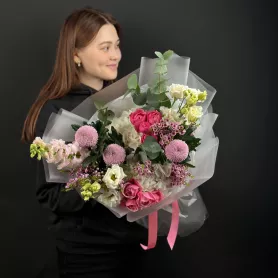 Букет №110402 от интернет-магазина «Говорящие цветы»
