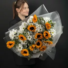 Букет №230403 от интернет-магазина «Говорящие цветы»