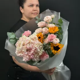 Букет №220412 от интернет-магазина «Говорящие цветы»