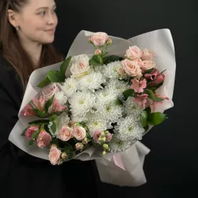 Букет №260401 от интернет-магазина «Говорящие цветы»