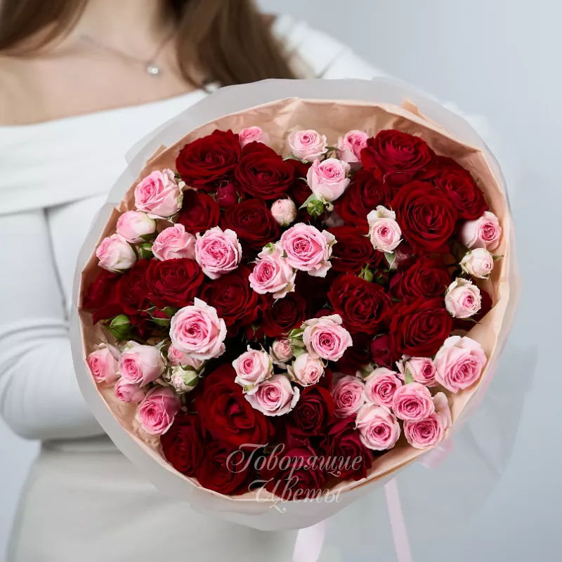 15 кустовых роз