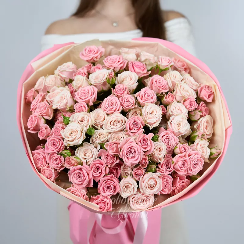 25 кустовых роз