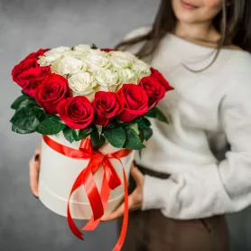 Сердце в коробке от интернет-магазина «Flowers Studio»