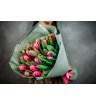 25 розовых тюльпанов 3