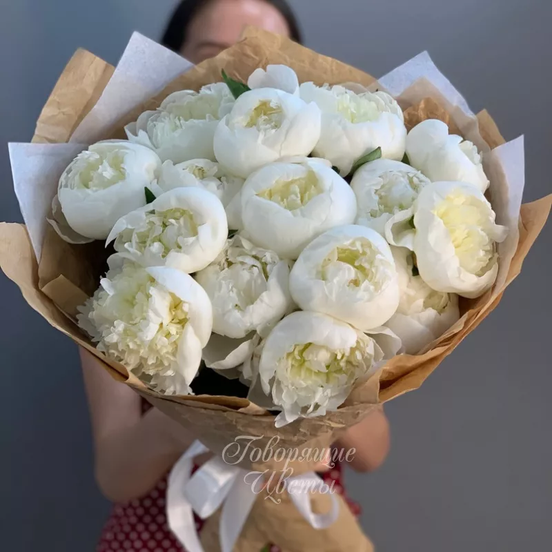 15 белых пионов 2