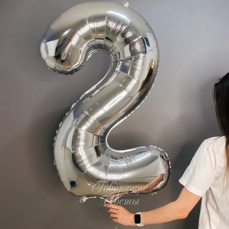 Шар-цифра фольгированный (на выбор) 1