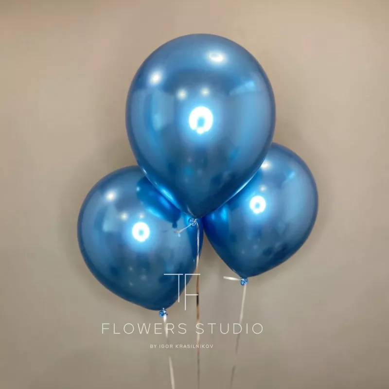 3 шарика хром