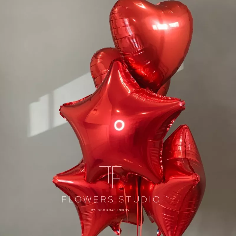 Фонтанчик из сердец и звезд