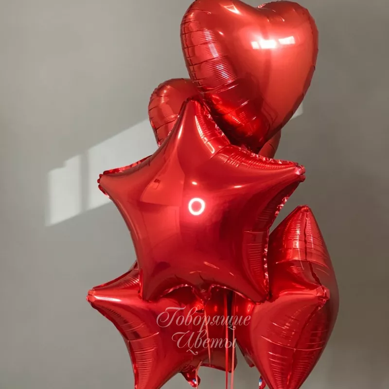 Фонтанчик из сердец и звезд