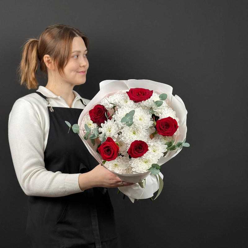 Букет №080204 от интернет-магазина «Flowers Studio»