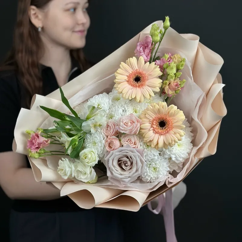 Букет №300308 от интернет-магазина «Говорящие цветы»