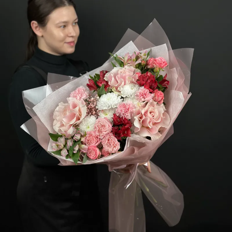 Букет №030407 от интернет-магазина «Говорящие цветы»